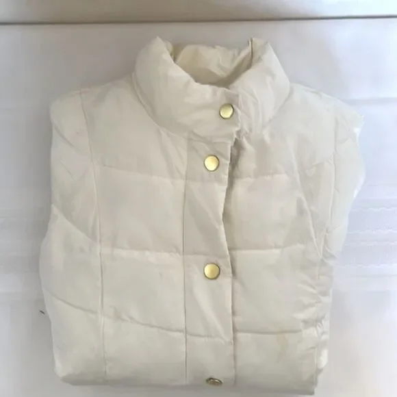 Madison Cream Puffy Vest - Size L - Picture 5 of 5